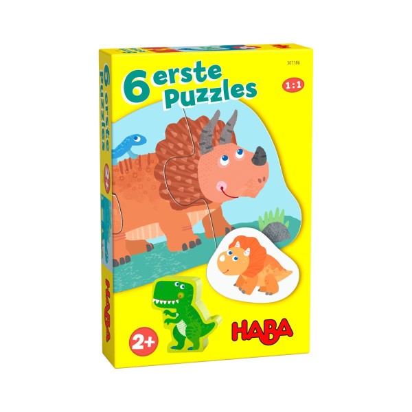  HABA 6 erste Puzzles Dinos
