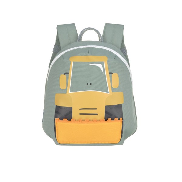  Kindergartenrucksack Tiny - Bagger, Oliv/Gelb - Lässig
