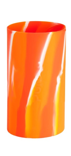  Pura Sleeve / Silikonüberzug orange swirl für 260ml/325ml Purakiki Flasche (1 Stück)