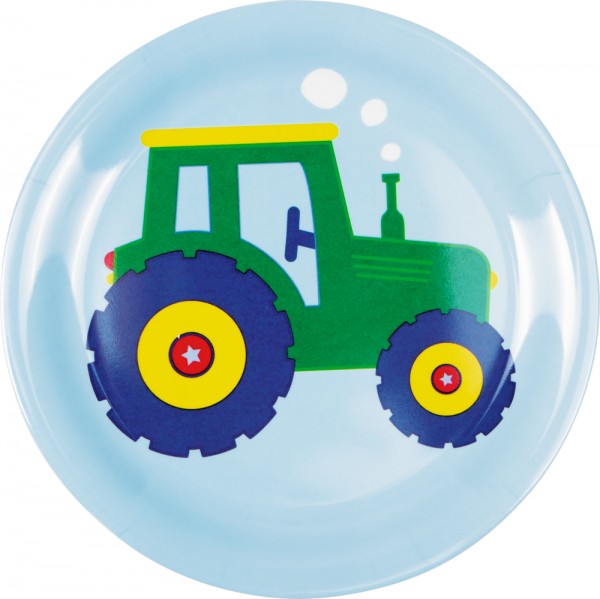  Melamin-Teller Traktor (Wenn ich mal groß bin)