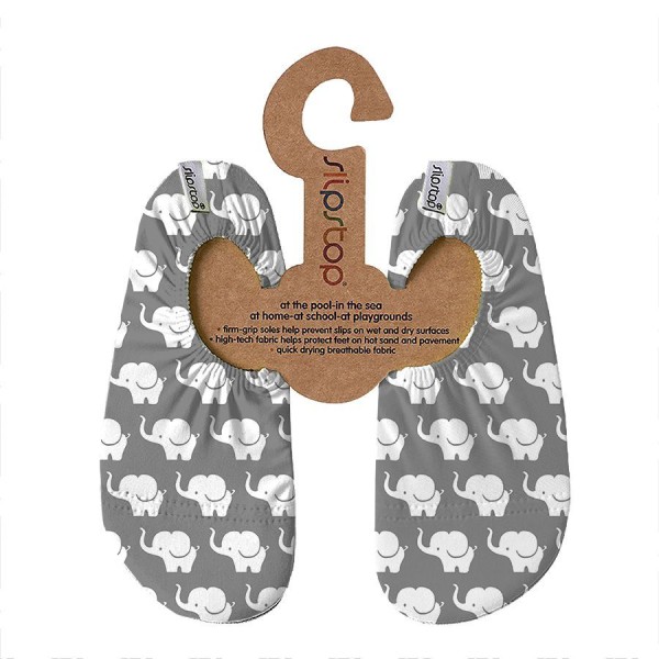  Slipstop Kinder Antirutsch-Schuhe / Badeschuhe ''Olymphant'' Elefanten