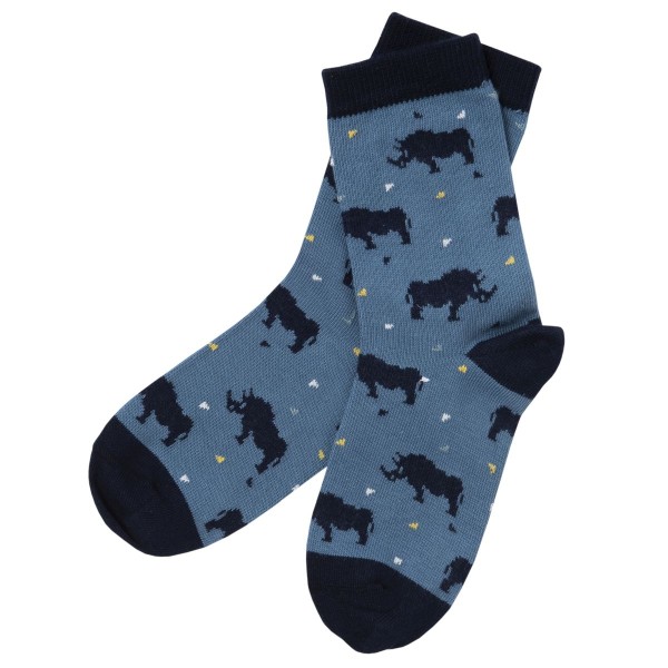  Kinder Socken blau Tiere - People Wear Organic