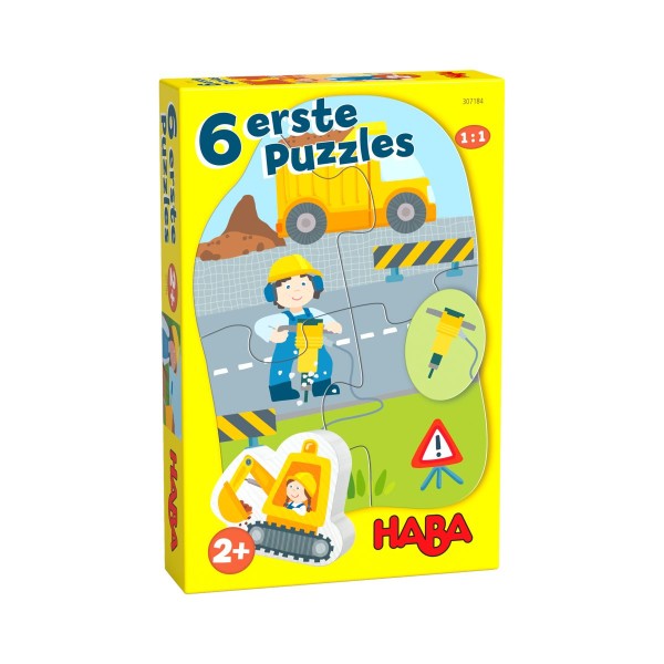  HABA 6 erste Puzzles Baustelle