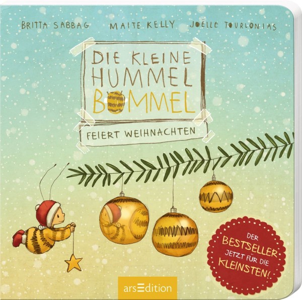  Die kleine Hummel Bommel feiert Weihnachten (Pappbilderbuch)