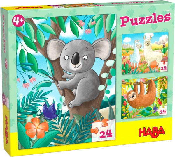  HABA Puzzles Koala, Faultier & Co.