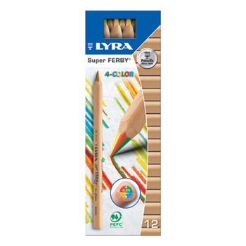  Lyra Super Buntstift 4-Color Vierfarbstift (1 Stück)