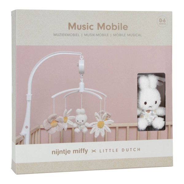  Miffy Musik-​Mobile Vintage Little Flowers - Little Dutch