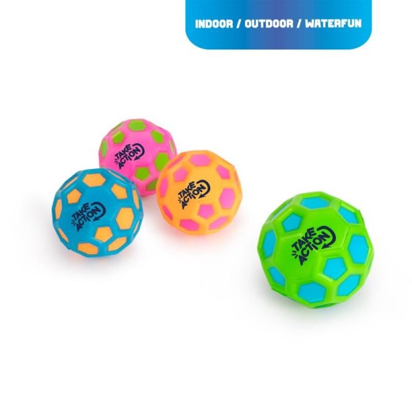  TAKE ACTION Mini-Bouncing-Ball (verschiedene Designs, 1 Stück)