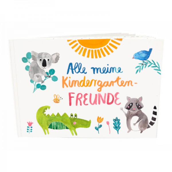  Freundebuch "Alle meine Kindergarten-Freunde" Edition Wilde Tiere - Frau Ottilie