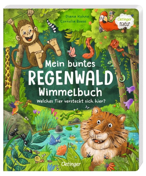  Mein buntes Regenwald Wimmelbuch