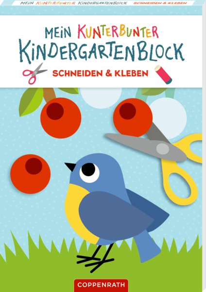  Mein kunterbunter Kindergartenblock - Schneiden & Kleben (Tierkinder)
