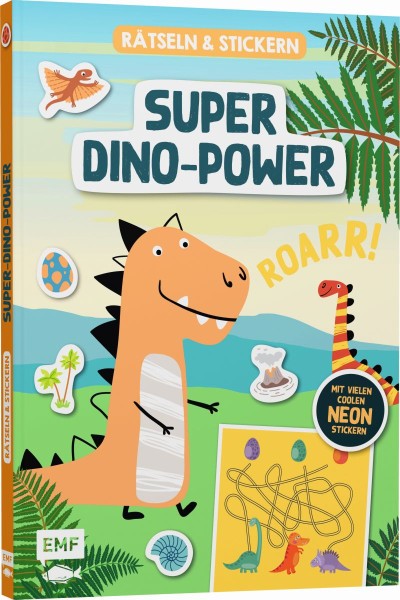  Super Dino-Power Rätseln & Stickern
