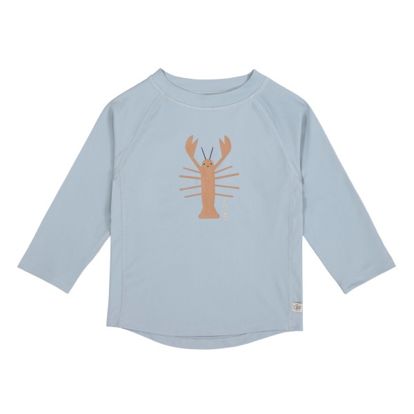  Lässig UV-Kleidung Badeshirt langarm Crayfish light blue 62-68