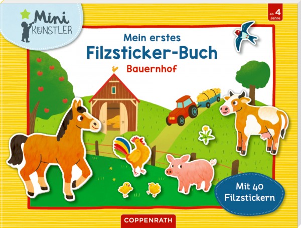  Mein erstes Filzsticker-Buch: Bauernhof (Mini-Künstler)