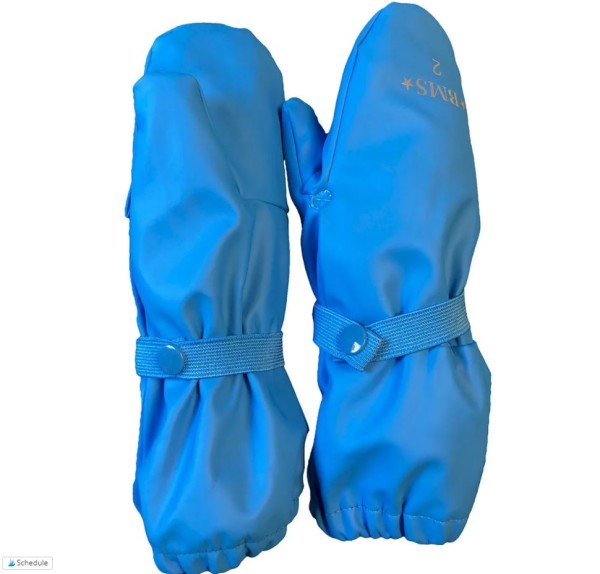  BMS Handschuhe mit Fleecefutter hellblau