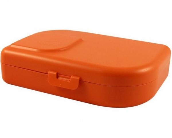  ajaa! (Nana) Brotbox / Vesperdose mit Trennsteg orange