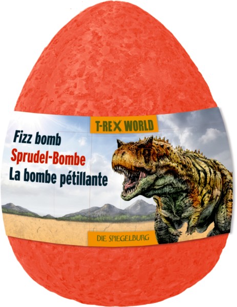  Sprudel-Bomben T-Rex World (1 Stück, verschiedene Designs)