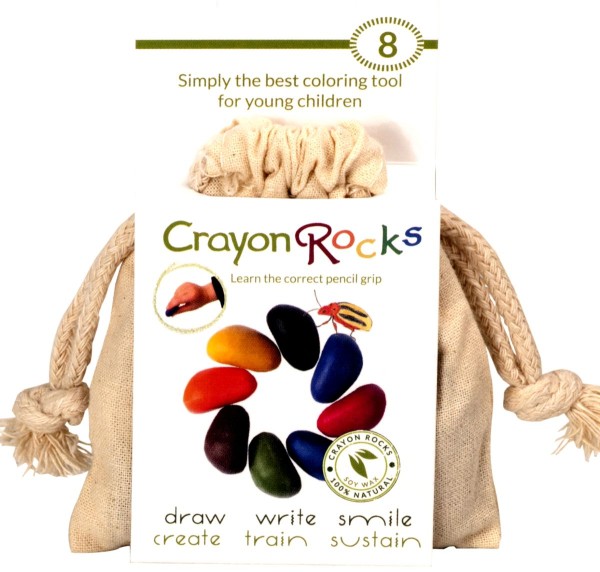  Crayon Rocks® Malsteine / Malkreide mini (8er Set im Beutel)
