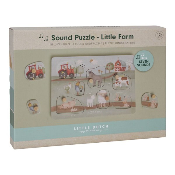  Sound-​Greif-Puzzle Little Farm - Little Dutch