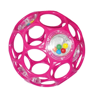 Rattle 10 cm Pink Oball 