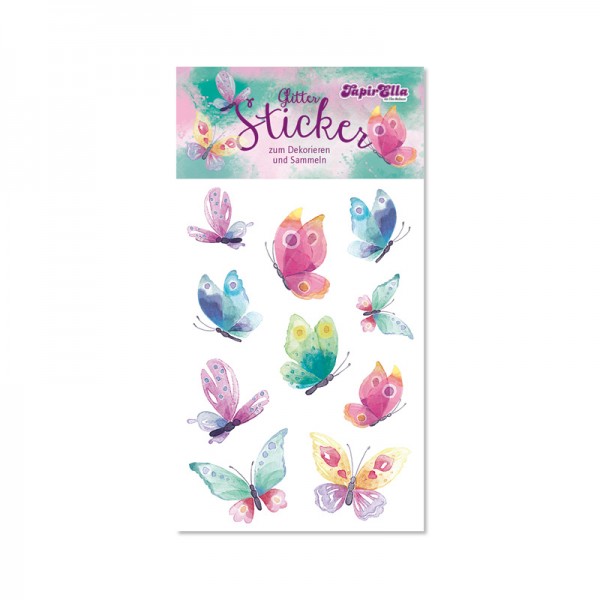  Glitter-Sticker Schmetterlinge - Lutz Mauder Verlag