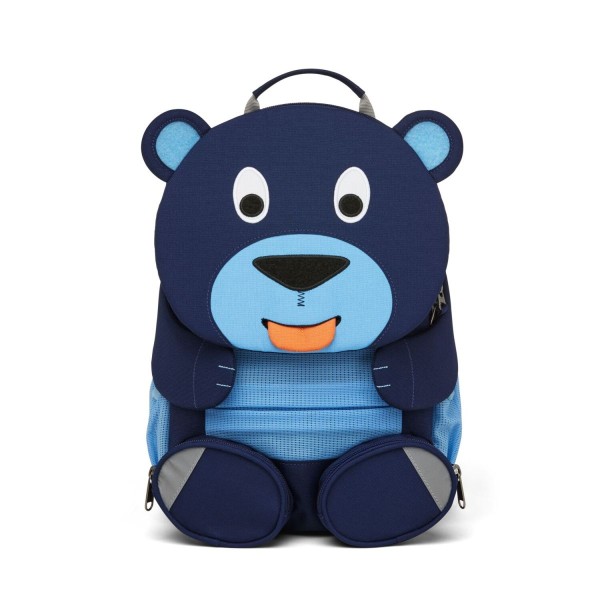  Kindergarten-Rucksack groß Bär blau - Affenzahn