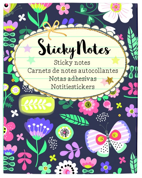  Flowers & Friends Sticky Notes - Moses