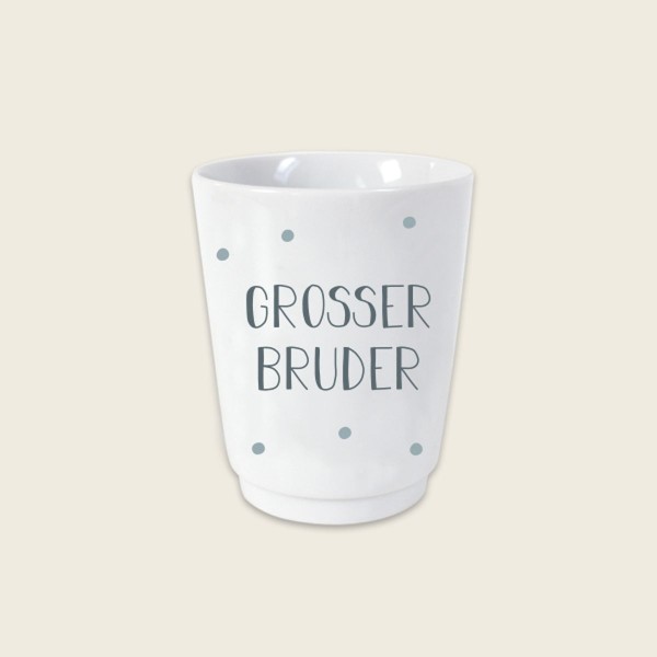  Porzellanbecher / Tasse "Grosser Bruder" - Ava & Yves