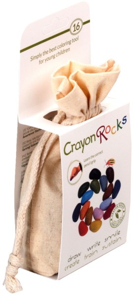  Crayon Rocks® Malsteine / Malkreide midi (16er Set im Beutel)
