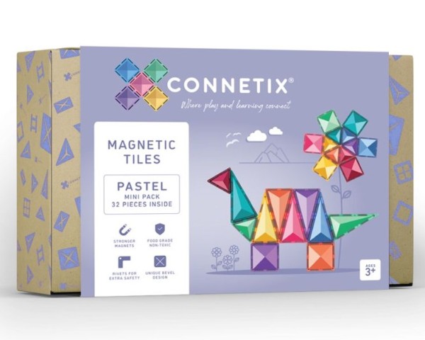  Connetix PASTEL Mini Pack Magnetbausteine 32-teilig