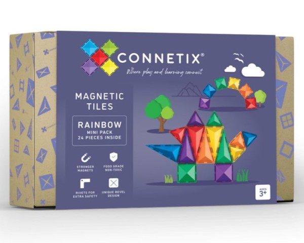  Connetix RAINBOW Mini Pack Magnetbausteine 24-teilig
