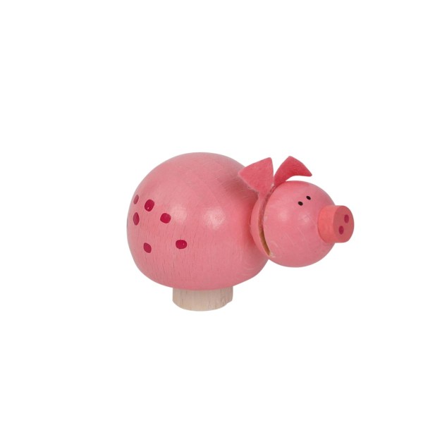  Steckfigur Schwein für Geburtstagskranz - ahrens