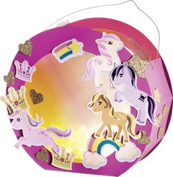  Laternen-Bastelset Pony (inkl. LED Licht) - folia
