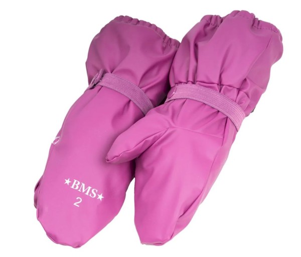 buddelhandschuhe fäustlinge matschandschuhe wasserdicht bms fleecefutter BMS Handschuhe mit Fleecefutter purple