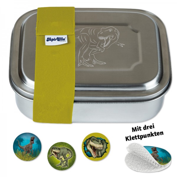  Edelstahl Lunchbox T-Rex Dinosaurier - Lutz Mauder Verlag
