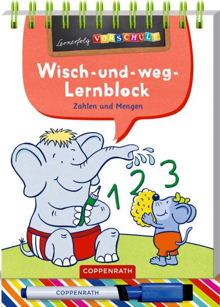  Lernerfolg Vorschule: Zahlen&Mengen (Wisch-&-weg-Lernblock)