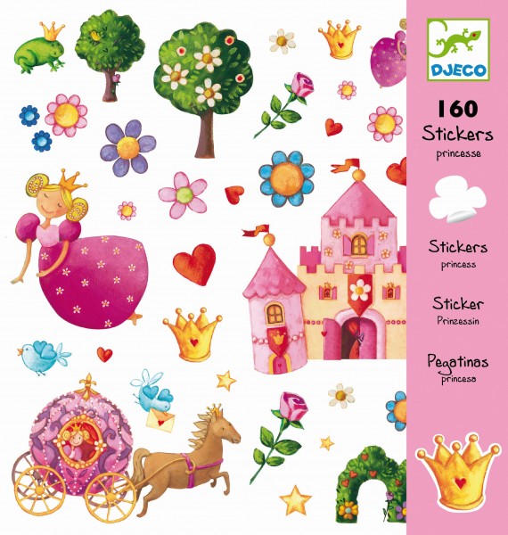  Stickers Prinzessin - DJECO