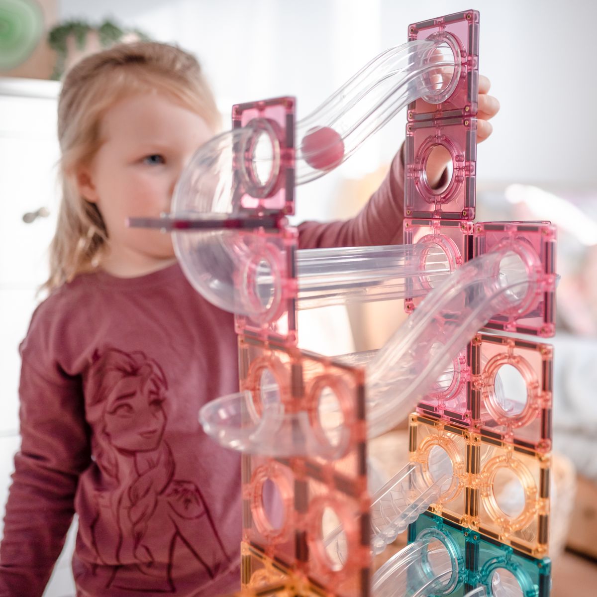 CONNETIX PASTEL Ball Run Pack Magnetbausteine 106-teilig