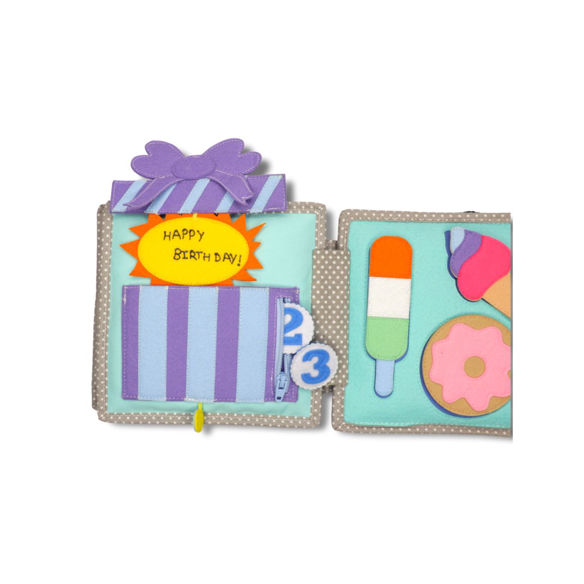 Mini Quiet Book Happy Bearsday (ab 1 Jahr) - Jolly Designs