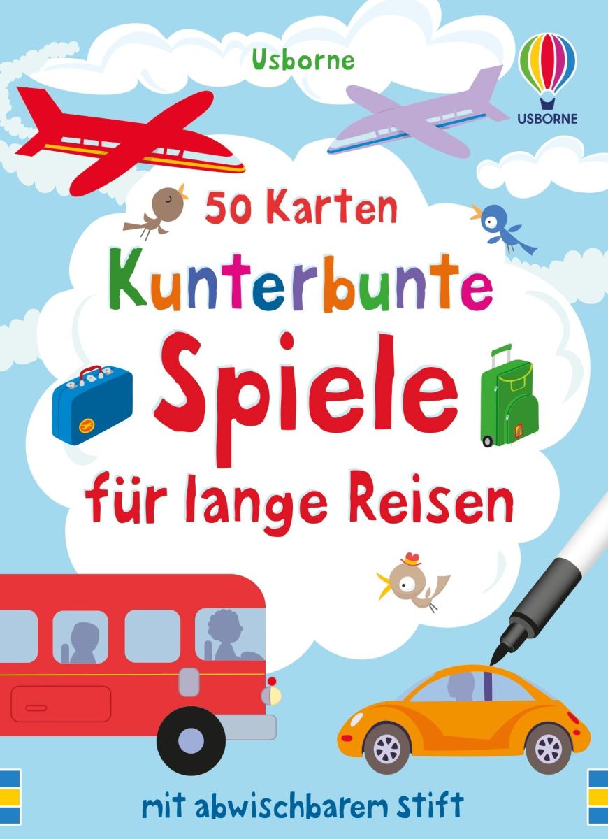 50 Karten: Kunterbunte Spiele für lange Reisen 6+