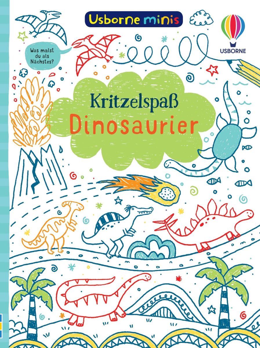 Usborne Minis: Kritzelspaß Dinosaurier 6+