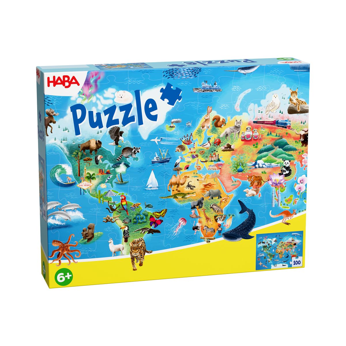 HABA Puzzle Weltkarte