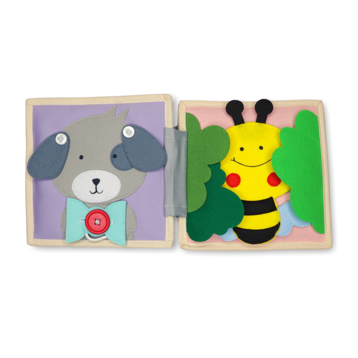 Mini Quiet Book Magischer Vogel (ab 2 Jahre) - Jolly Designs