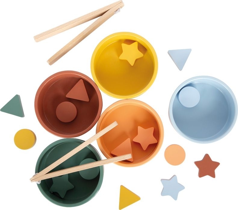 Montessori Sortierspiel mit Zange - Small Foot