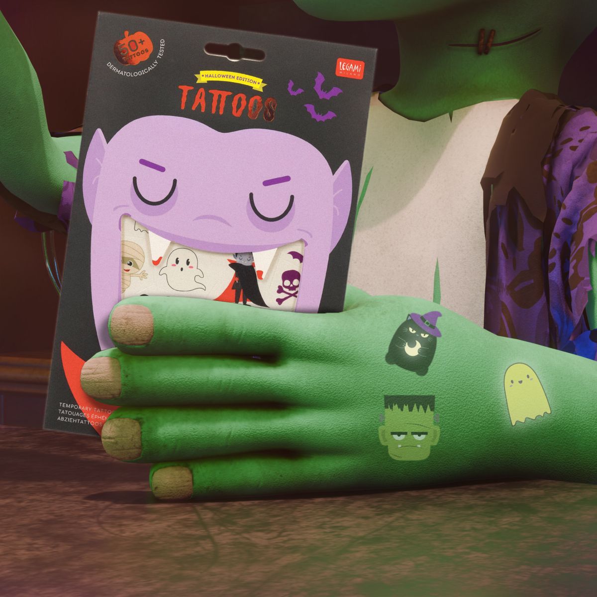 Halloween Abziehtattoos - Legami