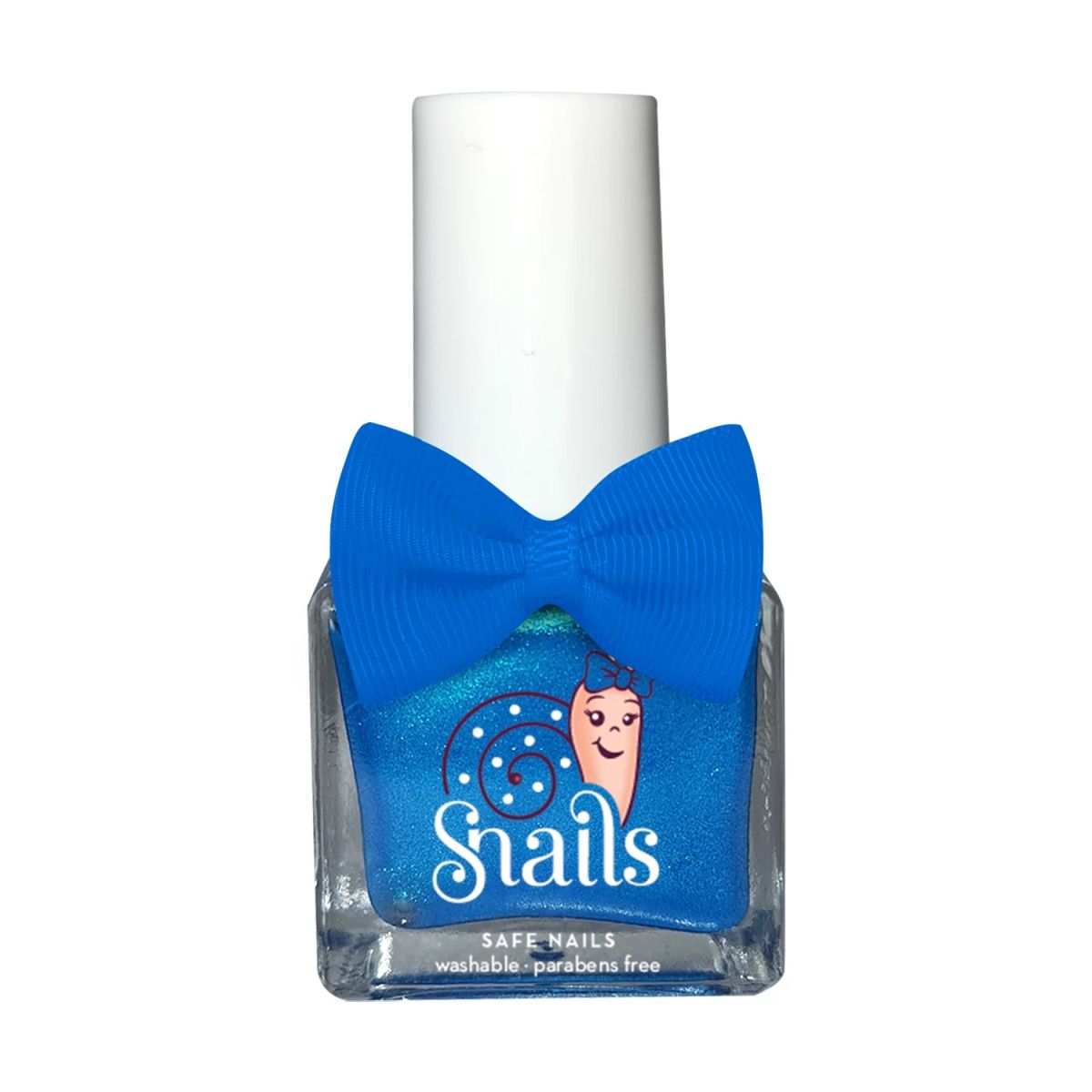 Snails Kindernagellack Petite Blue Sky (Mittelblau glitzernd) 5ml