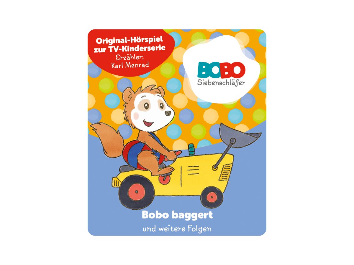 Bobo Siebenschläfer - Bobo baggert und weitere Folgen - Tonies 1+