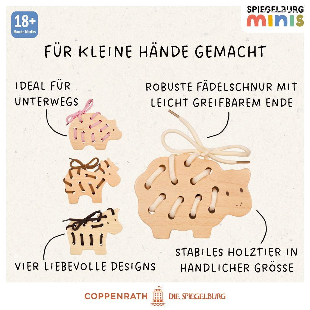 Fädelspiel - Spiegelburg minis (verschiedene Designs, 1 Stück)