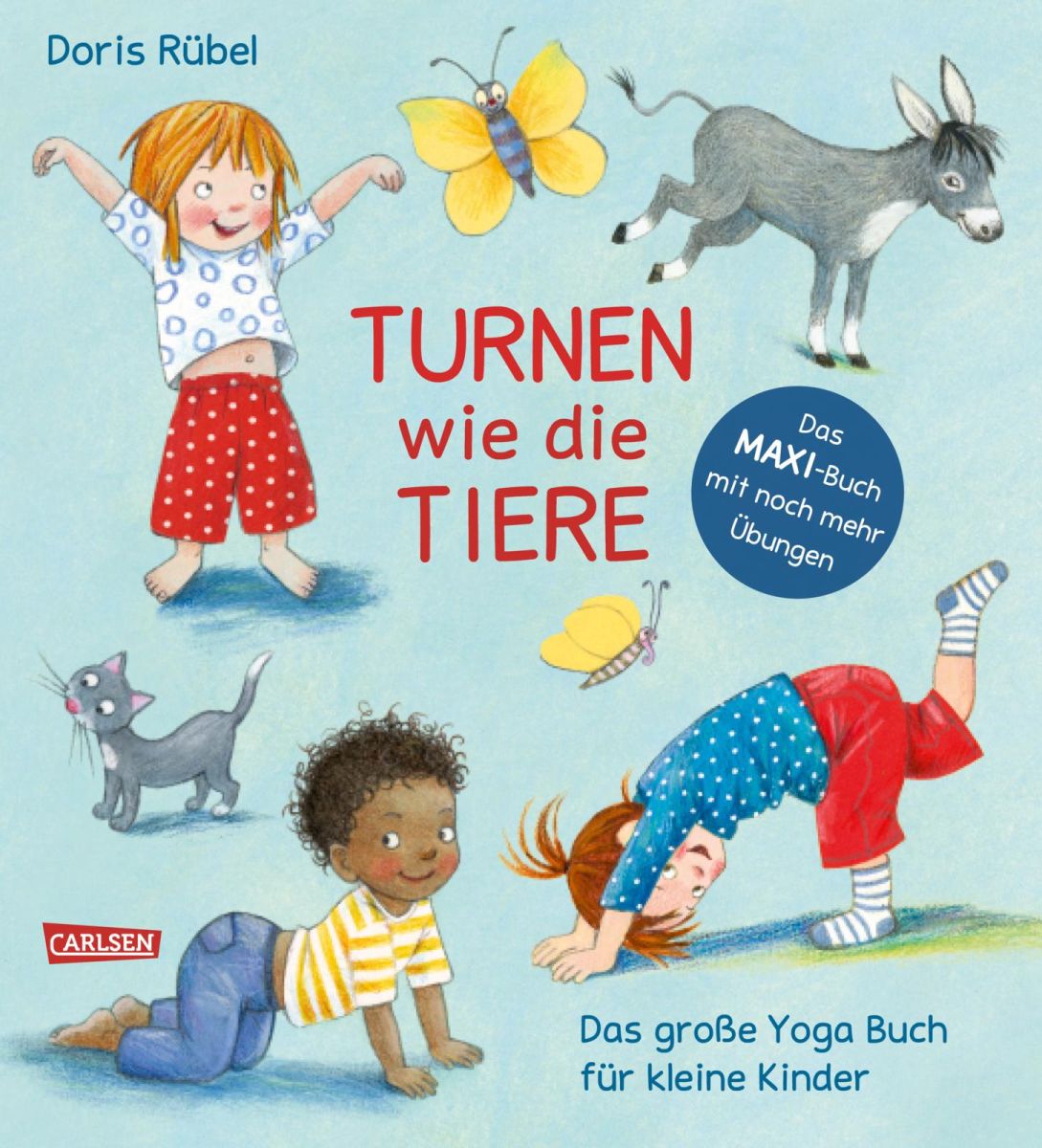 Turnen wie die Tiere - Das große Yoga Buch für kleine Kinder 2+