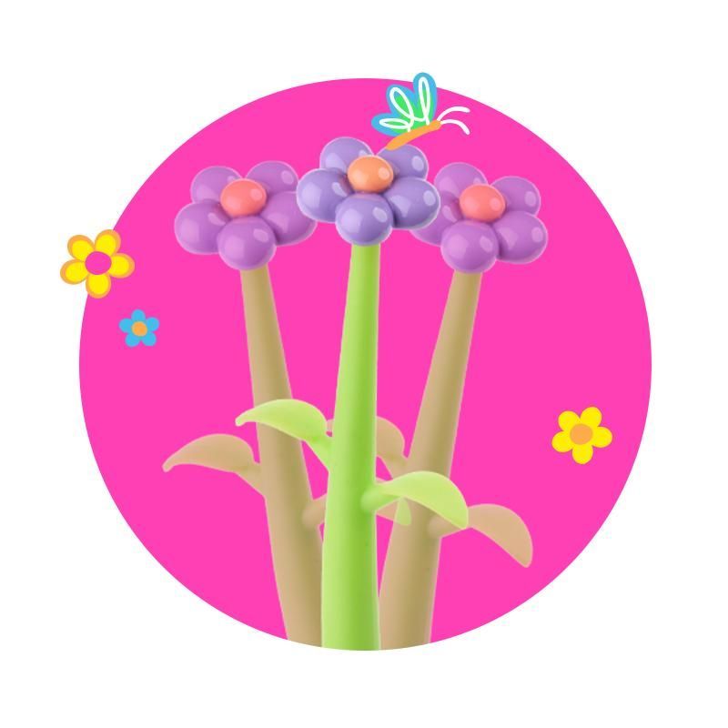 GF-6 Gelstift Wackelblume (unterschiedliche Designs, 1 Stück)